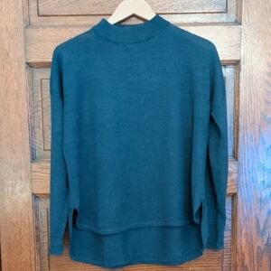 Madewell Teal Turtleneck Sweater